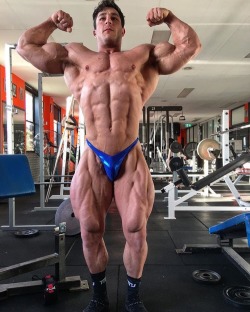 muslfreak:  “What’s next, Coach? Shoes, socks or posing strap? Now I know why you closed the gym early.”