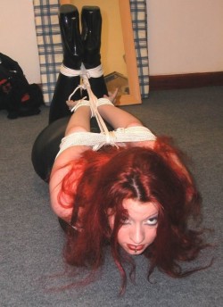 Red Head Girls Tied Up