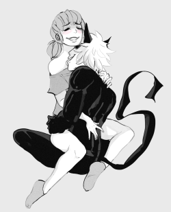 azaira:  more black and white marichat for you filthy sinners 