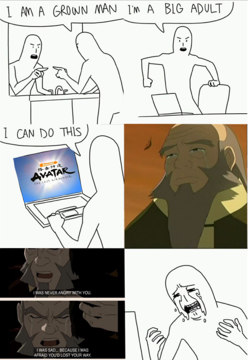 dr-algernop:  artist-assassin: Iroh crying makes ME cry 😭😭😭   