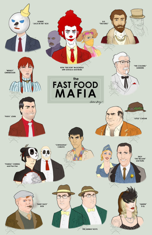 Porn Pics fuckyeahstrangefinds: The Fast Food Mafia