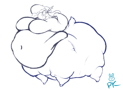 pillowknight: A doughy doe centauress! Just a quick thing to show I’m still alive! 