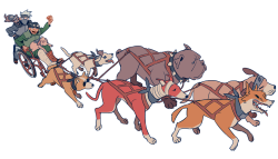 collarpoints:  collarpoints:  instead of having ships, please consider: the DOG CHARIOT   please keep the Dog Chariot in your thoughts this christmas season