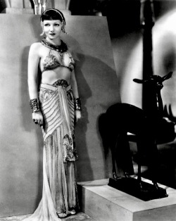 summers-in-hollywood: Claudette Colbert in Cecil B. DeMille’s Cleopatra, 1934