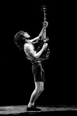 kristallmond:  Angus Young with AC/DC by Peter Hankfield. “Shoot to Trill”. 