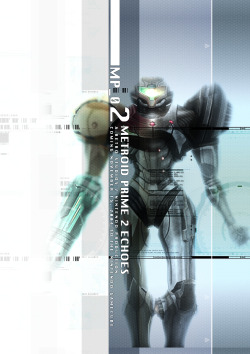 metalgearflexzone:  Early concept design box art for Metroid Prime 2