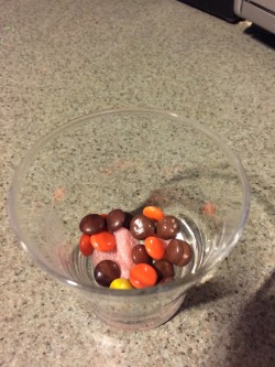 shanedog09:  Daddy/daughter dinner date. Portioned amount of candy before dinner. Little portion for her(with appropriate silverware), daddy portion for me. iamapaperuniverse