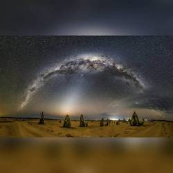 Milky Way and Zodiacal Light over Australian Pinnacles #nasa #apod #milkyway #galaxy #centralband #stars #gas #dust #atmosphere #zodiacallight #solarsystem #pinnacles #nambungnationalpark #australia #space #science #astronomy