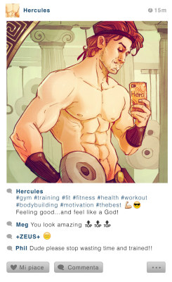 missjennifromtheblock:  pakeeztani:  pr1nceshawn:  The Photos Disney Characters Would Take If They Had Instagram Accounts by Simona Bonafini.  i love this tbh  I love this too much. Especially Hercules. 
