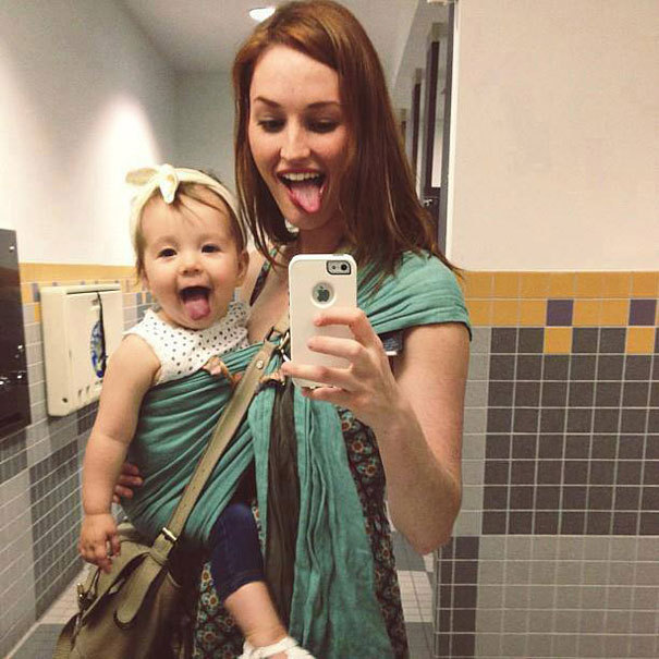 shutupnlive:  beben-eleben:  Like Mother, Like Daughter   This is THE cutest thing