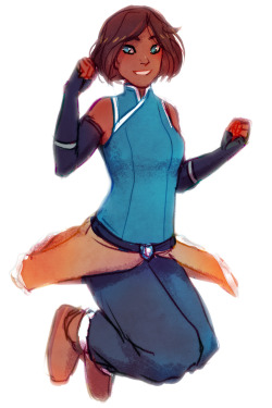 walkingnorth-art:  Quick short-haired Korra sketch.This is a thing I never knew how much I needed &lt;3  &gt; u&lt; &lt;3 &lt;3 &lt;3