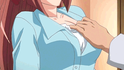 God I love hentai anime tits. I wish mine could bounce out like hers every time I open my top! ;)