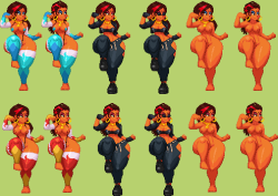 balmsotherblog:  and now what I’m the best at…sprites of course, have some lovely Gala with several variations , the blue outfit its based of a draw theycallhimcake did and the red is the default one hope you all like it :D imgur version @carmessi