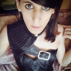 Rawr my luvly new corset i got for my bday ^_^ #emo #emogirl #emogurl #gothgirl #goth #rawr #sexy #corset #trap #tgirl #transsexual  #cute #alternative
