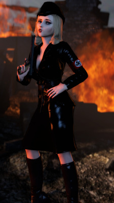 lordaardvarksfm:  I bet you did Nazi this coming! 2160p So, you guys may or may not remember that a few weeks ago, someone requested the SS outfit from Velvet Assassin be made for Elizabeth. Well, we ended up building it for her in tonight’s stream.