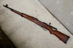 gunrunnerhell:  Madsen M47 This unassuming firearm has the unique distinction of being the last military issue bolt-action rifle for standard infantry use. After WWII every major nation shifted towards select-fire rifle. However the Madsen, made in Denmar