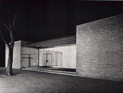 germanpostwarmodern:  Studio (1957) of Kunstkreis Hameln, Germany, by Dieter Oesterlen 