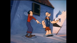 Popeye from the episode Play it Again, Popeye.
