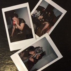 elshalarossa:  So I was paying for my coffee on my way to work and I fumbled my wallet and all of the Instax photos @erotic-nonfiction gave me from the Sapphic and Spooky night fell out on the counter right in front of the barista HOW’S YOUR MONDAY