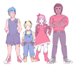 mmairo:  i dont think i ever introduced all my sonic gijinkas on tumblr but here they are..! 