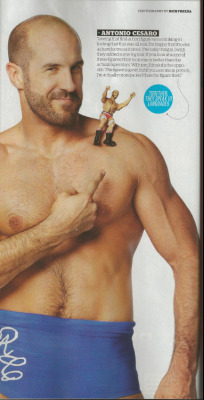 brassringclub-archive-deactivat:  Antonio Cesaro talks about what it’s like to have an action figure in his image. 