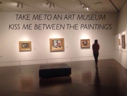il-respiro-dei-libri:  Portami ad un museo dell'arte, baciami tra i dipinti.