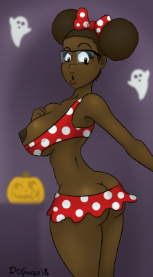 Aniya’s Mini Minnie Mouse CostumeHappy Halloween! Aniya’s costume might be a little too small! XDDr. Gonzo’s Patreon