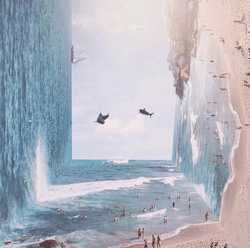 crossconnectmag:  Surreal Landscape Art By Jati Putra Pratama https://www.instagram.com/jatiputra/  Unknown .gif maker.        This post is from our Facebook    Posted by Andrew 