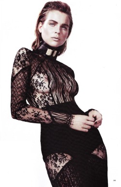 Kim Noorda by Benny Horne for Harper&rsquo;s Bazaar, September 2011 Styling by Vanessa Coyle Dress by Emanuel Ungaro