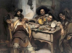 José Malhoa (Caldas da Rainha 1855 - Figueiró dos Vinhos 1933); Os Bêbados ou Festejando o São Martinho (The Drunks or Celebrating St. Martin&rsquo;s Feast), 1907; oil on canvas, c. 150 x 200 cm