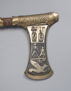 Axe from the Tomb of Queen Ahhotep IIZ, Thebes. New Kingdom, Dynasty 18, 3600 years old.