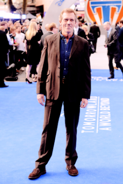: Hugh Laurie attends the London Premiere of TOMORROWLAND - 5.17.15