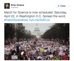 refinery29:  The date for the Science March
