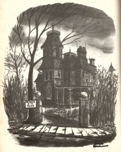 Illustration from The Penguin Charles Addams (Penguin, 1962). From a charity shop in Canterbury.