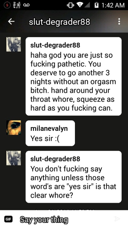 slut-degrader88:  milanevalyn:  Part one porn pictures