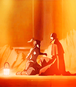 avatarparallels:Korra: You really think I can do this? Tenzin:I have no doubt.  Korra: Thank you for not giving up on me.  Tenzin: I'm proud of you. 