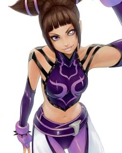 omar-dogan:  #Juri I cleaned her up a bit in CC.  Compare to the marker render and you’ll see the difference ! Like if you want a nice close up of her ! Out all the female characters she is the most interesting ,  at least in the #StreetFighter universe.