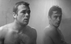 wehadfacesthen:  Alain Delon and Renato Salvatori in Luchino Visconti’s Rocco e i suoi fratelli / Rocco and His Brothers, 1960 