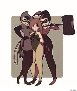 superspacechick:  Gotham Girls by Karloks