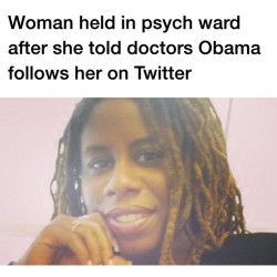fabulazerstokill:revolutionary-mindset:Kam Brock says she is definitely not crazy, but eight days in the Harlem Hospital psych ward being treated for delusions and bipolar disorder make it look otherwise.According to the New York Daily News, the whole