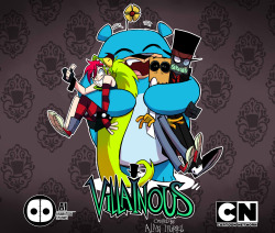 acethewindrider: sophiartstart:  xtremersadiq:  iguananimator:  I shall present to all of you VILLAINOUS! Cartoon Network’s first mexican IP!! Just revealed these four characters yesterday at Pixelatl festival here in Mexico at A.I. Animation Studios!