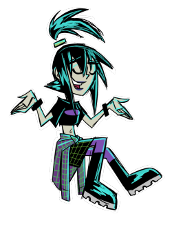 nvzblgrrl:  I had this weird idea that if Sam was a ghost, she’d probably be a mid-90’s goth kid who died at summer camp. I imagine she’d use her ghostly status to sneak into movies and concerts.