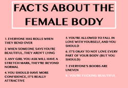 cwote:  important facts about the female body  