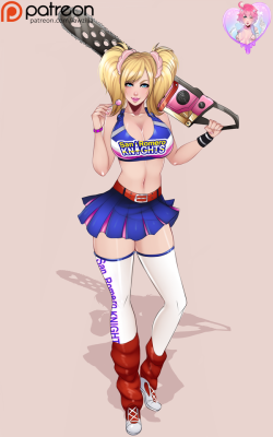   &ldquo;I&rsquo;m no loli but I can pop something&rdquo; finished Juliet Starling from Lollipop Chainsaw.  Hi-Res   all versions on my Patreon