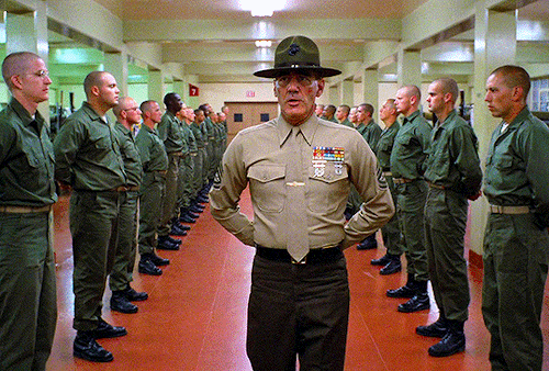 lesamourai:  I’m in a world of shit… yes. But I am alive. And I am not afraid. Full Metal Jacket (1987) dir. Stanley Kubrick  