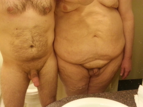 Porn Pics mychubbysub:  Daddy and his chubby sub side