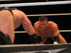 rwfan11:  Miz and Alex Riley … 2 sexy beasts about to fight over a bone! 