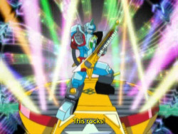 101tipstojackingthedick:  Are there really people who didn’t enjoy GaoGaiGar? The show had a guitar playing robot for fuck’s sake. 
