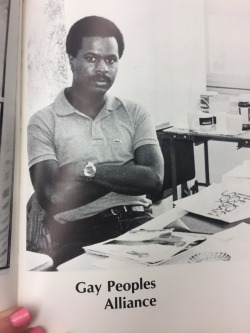 swdyww: thegaylinguist:  jointphotographicexportsgroup: this guy was the only member of this club at my alma mater for like 3 years in the 80s. Love him  lonely gays should reblog for gay perseverance   This made me burst into tears 