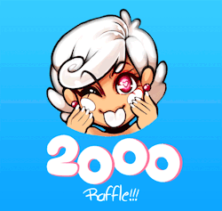 toppingtart:  THANKS SO MUCH!!! 2000 Followers!!!  (ﾉ´ヮ`)ﾉ*: ･ﾟ Hope we keep growing with super nice tiddies and thicc ladies~ Since I feel so grateful for my awesome Followers, I’ll do a super nice raffle for my 2K milestone~ Entering the